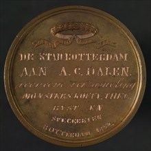 's Rijks Munt, Price medal from the Hollandsche Maatschappij van Landbouw, price medal medal bronze bronze figure 3,6