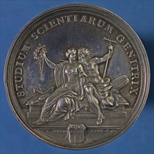 Johann Heinrich Schepp, Price medal from the Studium Scientiarum Genitrix, price medal medal silver, engraved engraved