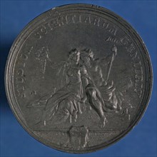 Johann Heinrich Schepp, Price medal from the Studium Scientiarum Genitrix, price medal penning footage iron lead? metal, beaten