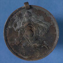 Price medal Royal Liedertafel Art and Science in Amsterdam, price token bearer penny identification bearer bronze