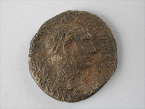 Ash, from Emperor Trajan, 98-117, axis currency money exchange resource discovery bronze, minted Roman coin axis minted
