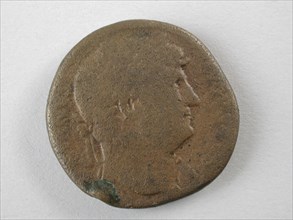 Sestertius, of Emperor Hadrian, 117-138, sestertius coin money swap soil find bronze, minted Roman coin sestertius minted