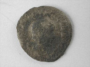 Antonian, beaten by Herennia Etrusculla, 249-251, antonianus coin money swap soil find silver? bronze? metal, beaten silvered