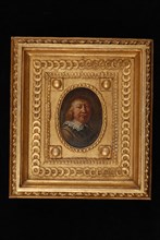 Portrait miniature by Pieter Pietersz. Hein, portrait miniature painting sculpture metal oil painting wood gold, frame
