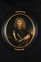 Pieter van der Werff, Oval portrait of Willem Bastiaensz. Schepers, portrait painting visual material linen oil painting, Oval