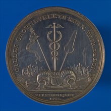 Medal at the golden wedding of Gilles Groenevelt (Rotterdam 1730 - Elsenburg 1805) and Kornelia Petronella de Bok, Rotterdam