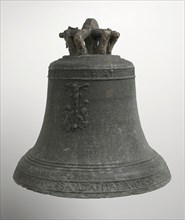 Hans Frei, Bronze bell from the Oudemannenhuis, bell clock clock sound medium bronze iron, approximately 100 kg cast Clock built
