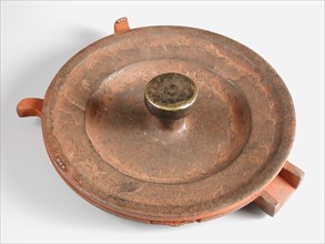 Dirck Messchaert II, Two-piece bronze mold for flat plate with initials, cast molding tool tools base metal bronze iron