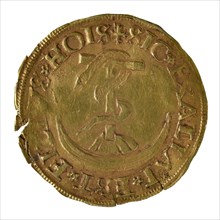 Dirk II van Bronckhorst, Golden crown, pistolet or 'Croone with that snake', Batenburg, z.j., golden-crown currency money swap