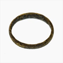 Simple ring, yellow copper, ring jewel clothing accessory clothing soil find brass copper metal d 0.4, cast Ring of yellow