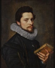 Michiel Jansz. van Mierevelt, Portrait of Hugo de Groot (Delft 1583 - Rostock 1645), portrait painting visual material wood oil