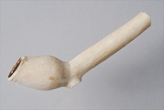 Hendrick Jansz., Clay pipe from the waste from Rotterdam pipe making, clay pipe smoking equipment smoke floor pottery ceramics