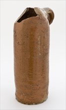 Stoneware mineral water bottle, cylindrical with round shoulder, sausage ear and short neck, mineral pitcher pitcher product