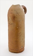 Stoneware mineral water pitcher, cylindrical with round shoulder, sausage ear and short neck, mineral pitcher pitcher product