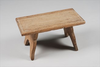 Twenty oak footstools kneeling benches, footstool furniture interior design oak wood, Six in the dark wash Simple construction
