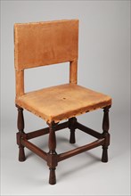 Walnut chair, probably from the secretary of the Schepenbank van Rotterdam, chair furniture furniture interior design wood