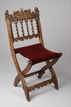 Church chair, folding chair seat seating furniture interior design wood walnut velvet, Folding chair church chair red velvet