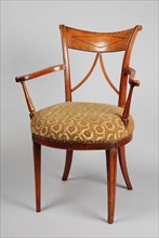 Elders armchair by Charles Rochussen (1814-1894), armchair chair furniture furniture interior design wood elm wood velor, EYE