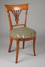 Egret Empire chair, chair furniture furniture interior design wood elm wood velvet, Egreen chair with green velvet upholstery