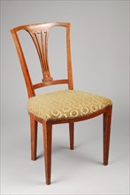 Eggshade Louis Seize chair, upright chair seat furniture furniture interior design wood elm wood velvet, Curved backrest