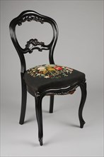 Fa. Johann Diedrich Schmidt & Co. en Cord Heinrich Schmidt, Straight neo-rococo chair, straight-seat chair furniture furniture