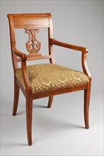 Egret Empire armchair, armchair chair seating furniture interior design wood elm wood velor copper, Green velvet upholstery