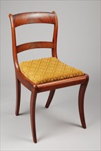 Mahogany Biedermeier chair, chair seating furniture furniture interior design wood mahogany velvet, Veneered hood and lining