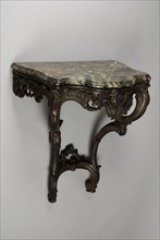 Rococo console or penant table, console table penant table table furniture interior design wood lime wood oak marble stone paint