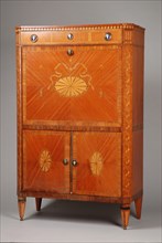 Oak Louis Seize secretaire, secretary furniture furniture interiors wood oak mahogany lemon wood maple wood enamel, Louis Seize