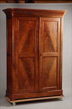 High Biedermeier linen cupplate, linen cupboard cupboard cabinet furniture furniture interior design wood mahogany oak brass