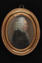 Johannes Anspach, Oval pastel portrait, representing Jean Bichon, Lord of East and West IJsselmonde, died September 20, 1801