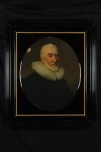 copy after: Michiel Jansz. van, Oval portrait of Johan (Jan) de Groot, portrait painting footage linen oil painting wood 67,0 w