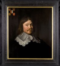 Abraham de Vries, Portrait of Hendrik Rammelman (? -1658), portrait painting visual material wood oil, Standing rectangular