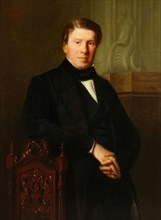 Willem Hendrik Schmidt (Rotterdam 1809 - Delft 1849), Portrait of Cornelis Suermondt (1815-1883), portrait painting material