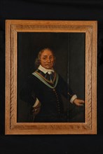 copy after: Jan Lievens, Portrait of Maarten Harpertsz. Tromp, portrait painting footage wood oil, Standing rectangular portrait