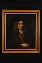 copy after: Nicolaas Maes, Portrait of Johan Abrahamsz. The giant, portrait painting footage linen oil painting, Portrait