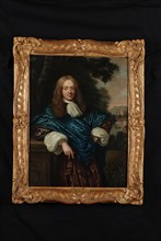 Adriaen van der Werff?, Portrait of Willem Thibault, portrait painting canvas linen oil painting, Standing rectangular portrait