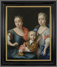 Theodorus Justinus Rheen, Portrait of the grandchildren of Adriaen van der Werff (1659-1722): Margaretha Maria (1719-1784)