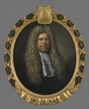 Pieter van der Werff, Portrait of Jacob Dane (1638-1699), portrait painting visual material linen oil painting canvas, Oval