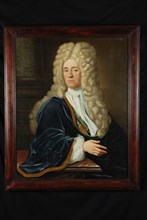 Jan de Meyer II, Portrait of Willem van Hogendorp (circa 1656-1733), portrait painting imagery linen oil painting, Portrait