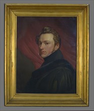 Nicolaus Montauban van Swijndregt, Portrait of Nicolaus Montauban van Swijndregt, self-portrait, self-portrait portrait painting