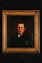 Nicolaus Montauban van Swijndregt, Portrait of Dr. Cornelis Dalen, portrait painting material linen oilpaint wood canvas