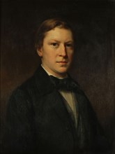 Johan Heinrich Neuman, Portrait of man from the Van der Pot family, portrait painting footage wood oil panel, Portrait
