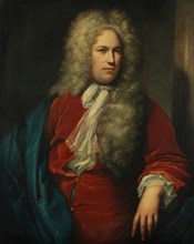 Portrait of mr. Diederik Willemsz. Van Hogendorp (1696-1760), portrait painting material linen oil painting, Standing
