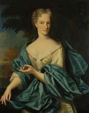 Jan de Meyer, Portrait of Catharina Wilhelmina van Hogendorp, portrait painting canvas linen oil painting, Standing rectangular
