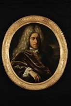 Pieter van der Werff, Portrait of man from the genus Schepers or Visch, portrait painting footage linen oil canvas, Oval