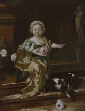 Adriaen van der Werff, Portrait of Cunera Olshoorn (1681-1722), portrait painting canvas linen oil painting, Standing