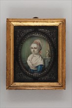 Gijsbertus Johannus van den Berg, Portrait miniature by Johanna Elzina Bake, portrait miniature painting footage gold wood paint