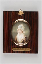 Gijsbertus Johannes van den Berg, Portrait miniature by Aletta Adriana van Vollenhoven (1742-1825), portrait miniature painting