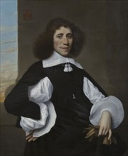 Isaack Luttichuys, Portrait of Abraham de Riemer (1628-1683), portrait painting footage linen oil paint, Standing rectangular